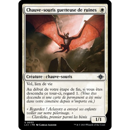 (Foil) Blanche - Chauve-souris guetteuse de ruines (U) [LCI]