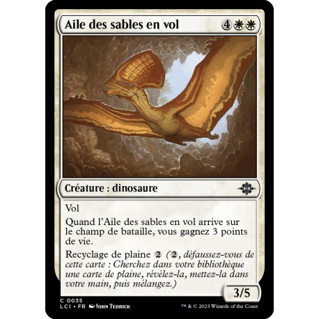 (Foil) Blanche - Aile des sables en vol (C) [LCI]