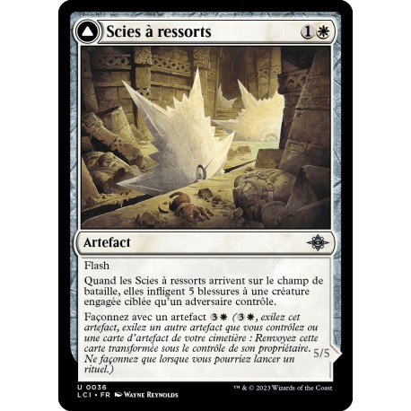 (Foil) Blanche - Scies à ressorts (U) [LCI]
