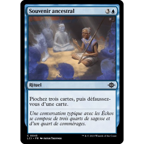 (Foil) Bleue - Souvenir ancestral (C) [LCI]