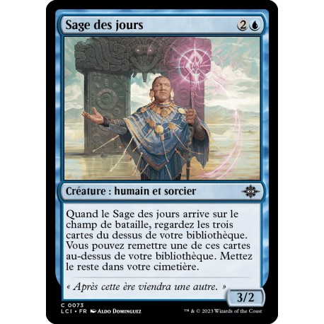 (Foil) Bleue - Sage des jours (C) [LCI]