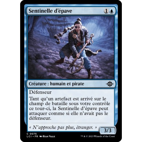 (Foil) Bleue - Sentinelle d'épave (C) [LCI]