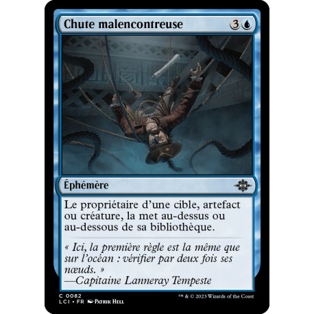 (Foil) Bleue - Chute malencontreuse (C) [LCI]