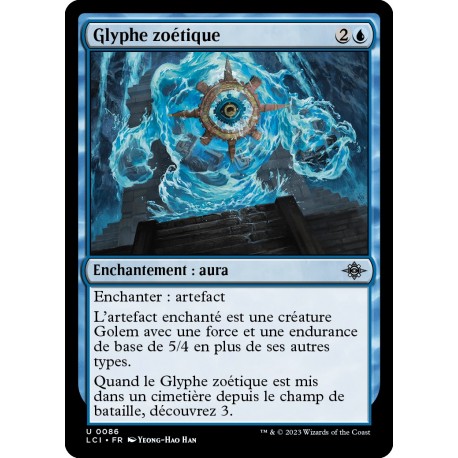 (Foil) Bleue - Glyphe zoétique (U) [LCI]
