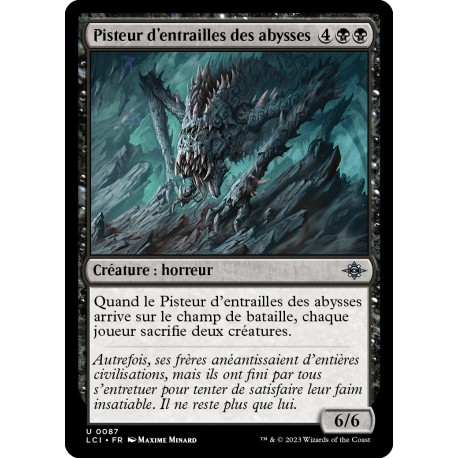 (Foil) Noire - Pisteur d'entrailles des abysses (U) [LCI]