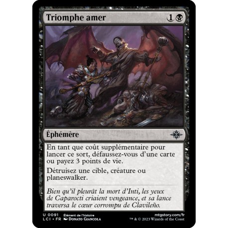 (Foil) Noire - Triomphe amer (U) [LCI]
