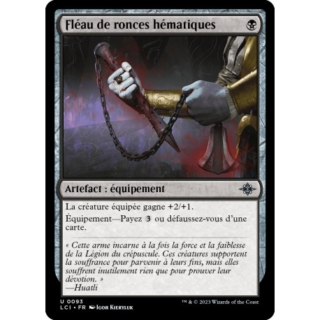 (Foil) Noire - Fléau de ronces hématiques (U) [LCI]