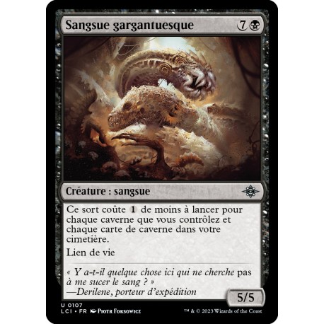 (Foil) Noire - Sangsue gargantuesque (U) [LCI]