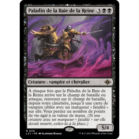 (Foil) Noire - Paladin de la Baie de la Reine (R) [LCI]