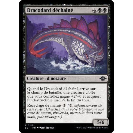 (Foil) Noire - Dracodard déchaîné (C) [LCI]