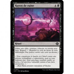 (Foil) Noire - Rayon de ruine (C) [LCI]