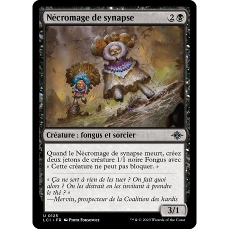 (Foil) Noire - Nécromage de synapse (U) [LCI]