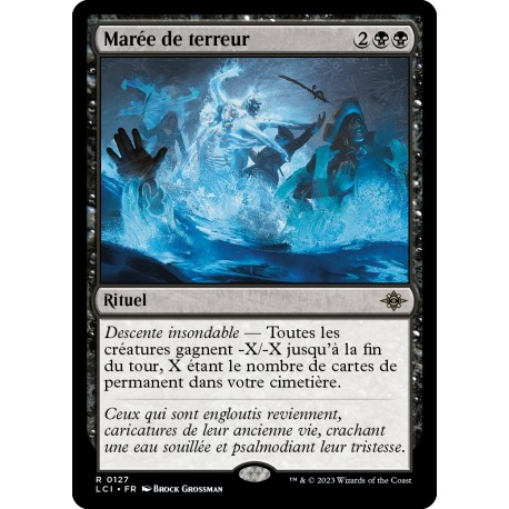 (Foil) Noire - Marée de terreur (R) [LCI]