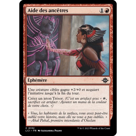 (Foil) Rouge - Aide des ancêtres (C) [LCI]