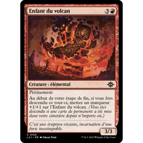 (Foil) Rouge - Enfant du volcan (C) [LCI]