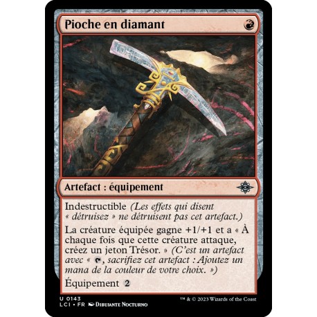 (Foil) Rouge - Pioche en diamant (U) [LCI]