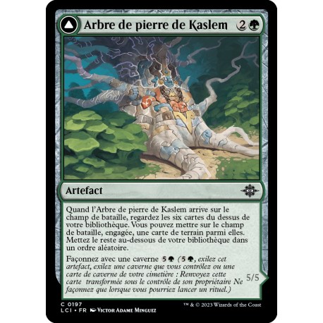 (Foil) Verte - Arbre de pierre de Kaslem (C) [LCI]