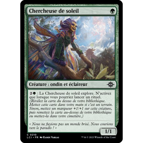 (Foil) Verte - Chercheuse de soleil (C) [LCI]