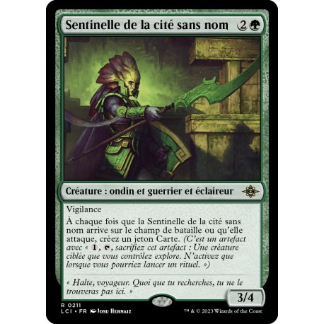 (Foil) Verte - Sentinelle de la cité sans nom (R) [LCI]