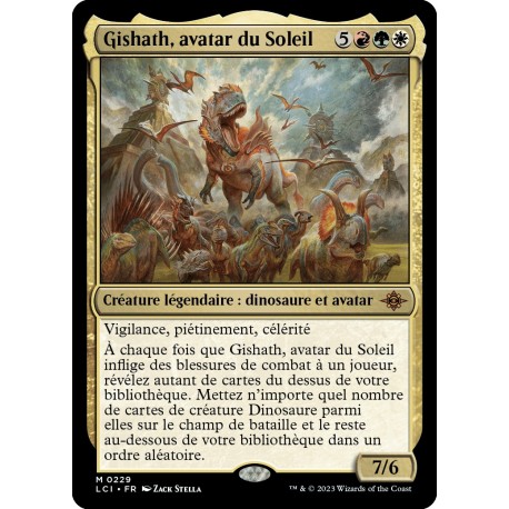 (Foil) Multicolore - Gishath, avatar du Soleil (M) [LCI]