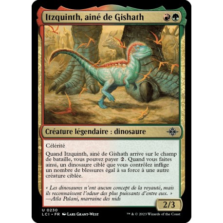 (Foil) Multicolore - Itzquinth, ainé de Gishath (U) [LCI]
