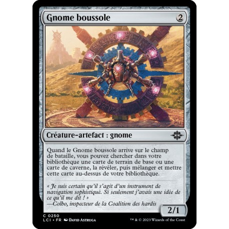 (Foil) Artefact - Gnome boussole (C) [LCI]