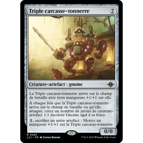 (Foil) Artefact - Triple carcasse-tonnerre (R) [LCI]