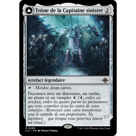 (Foil) Artefact - Trône de la Capitaine sinistre (R) [LCI]