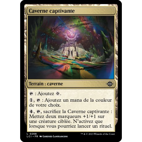 (Foil) Terrain - Caverne captivante (C) [LCI]