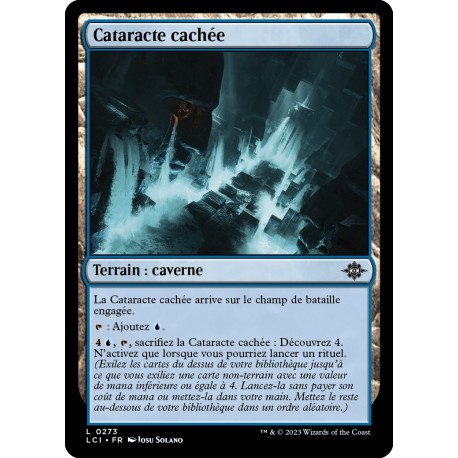 (Foil) Terrain - Cataracte cachée (C) [LCI]
