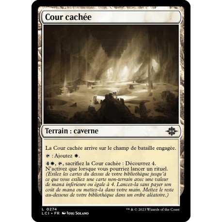 (Foil) Terrain - Cour cachée (C) [LCI]