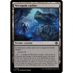 (Foil) Terrain - Nécropole cachée (C) [LCI]