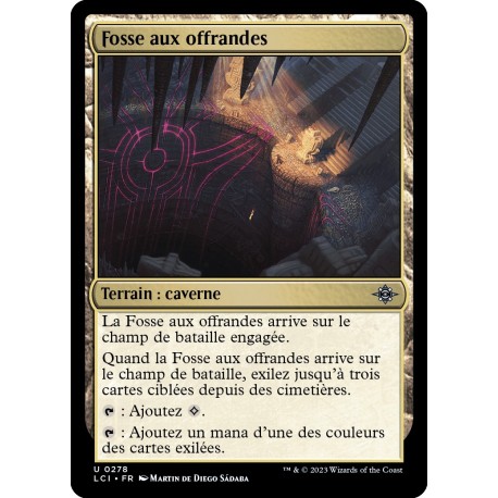 (Foil) Terrain - Fosse aux offrandes (U) [LCI]
