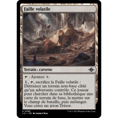 (Foil) Terrain - Faille volatile (U) [LCI]