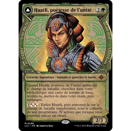 (Foil) Verte - (SC) Huatli, poétesse de l'unité (M) [LCI]