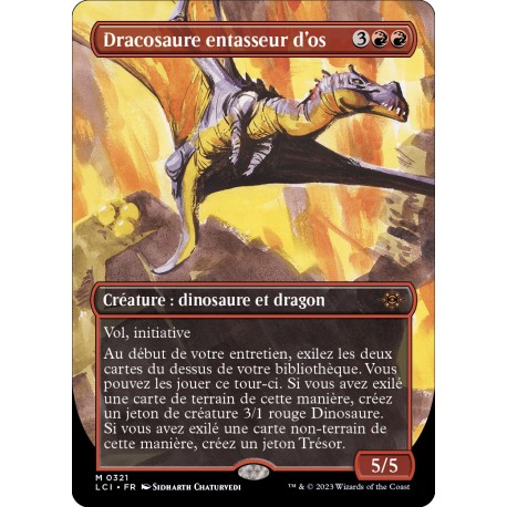 (Foil) Rouge - (BL) Dracosaure entasseur d'os (M) [LCI]