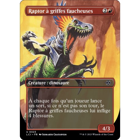 (Foil) Rouge - (BL) Raptor à griffes faucheuses (U) [LCI]