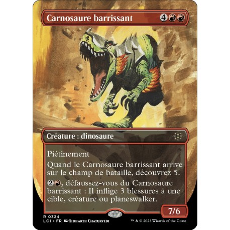 (Foil) Rouge - (BL) Carnosaure barrissant (R) [LCI]