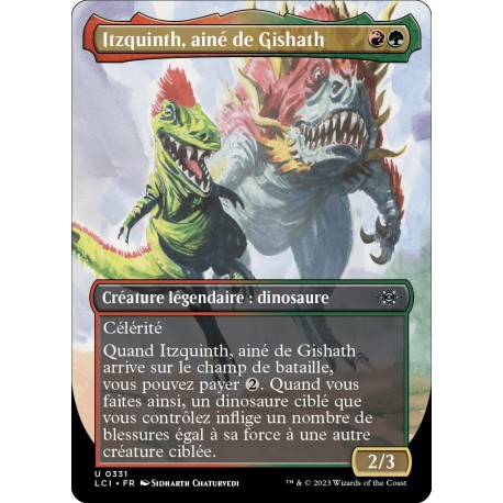 (Foil) Multicolore - (BL) Itzquinth, ainé de Gishath (U) [LCI]