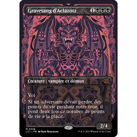 (Foil) Noire - (SC) Gravesang d'Aclazotz (M) [LCI]