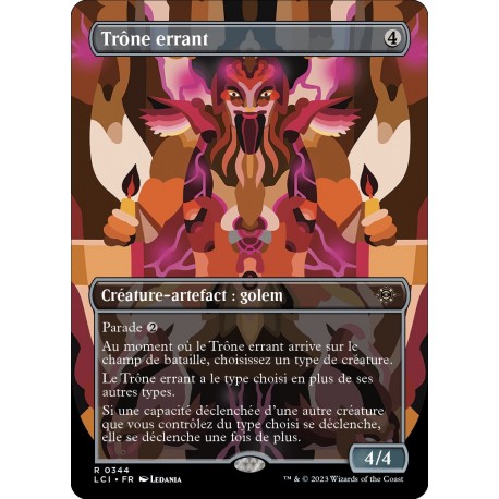 (Foil) Artefact - (BL) Trône errant (R) [LCI]