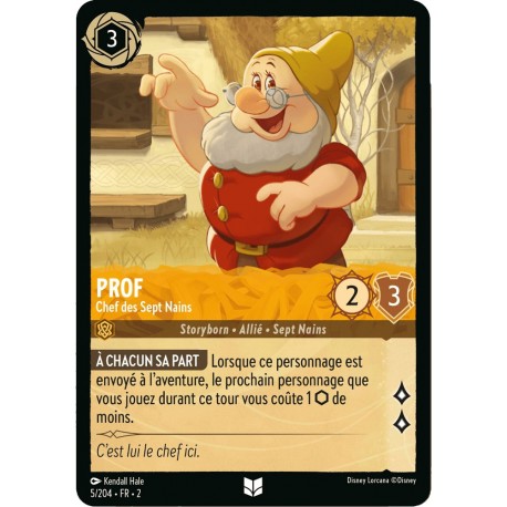 Prof : Chef des Sept Nains [L'Ascension des Floodborn]
