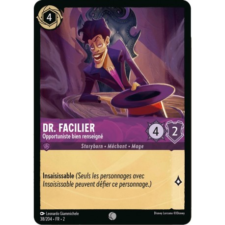 Dr. Facilier : Opportuniste bien renseigné [L'Ascension des Floodborn]