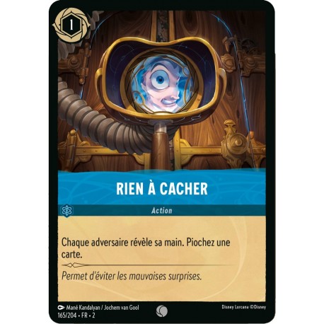 Rien à Cacher Action [L'Ascension des Floodborn]