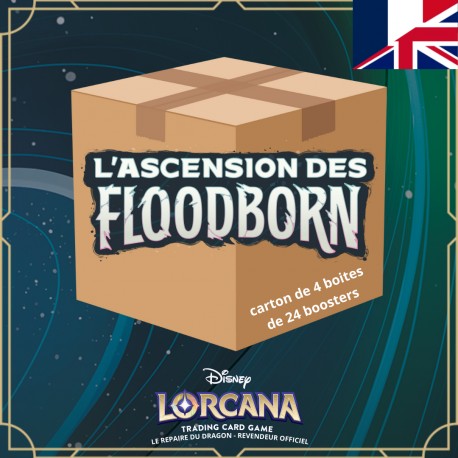 Carton de 4 Display L'Ascension des Floodborn - Disney Lorcana