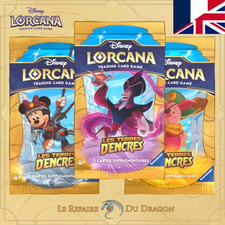 Booster Les Terres d'Encres - Disney Lorcana (Disponible en boutique le 23/02/24 | en expédition le 8/3/24)