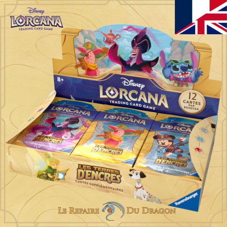 Display Les Terres d'Encres de 24 boosters - Disney Lorcana (Disponible en boutique le 23/02/24 | en expédition le 8/3/24)