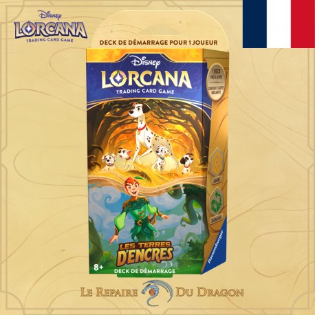 Deck de Démarrage : Pongo / Peter Pan - Disney Lorcana (Disponible en boutique le 23/02/24 | en expédition le 8/3/24)