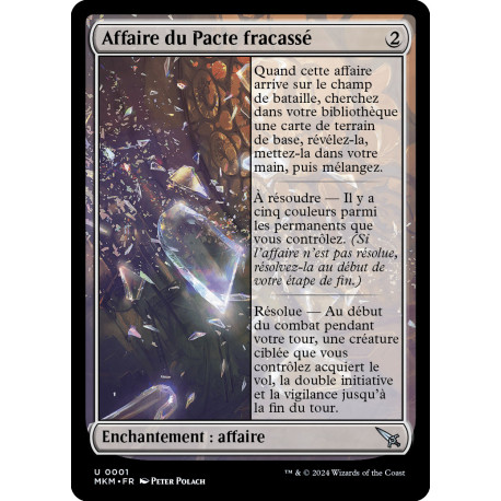 (Foil) Incolore - Affaire du Pacte fracassé (U) [MKM]