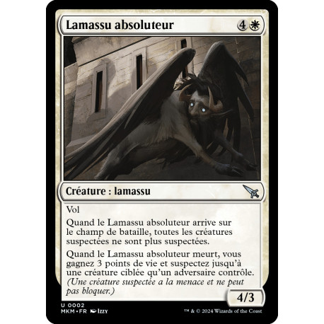 (Foil) Blanche - Lamassu absoluteur (U) [MKM]